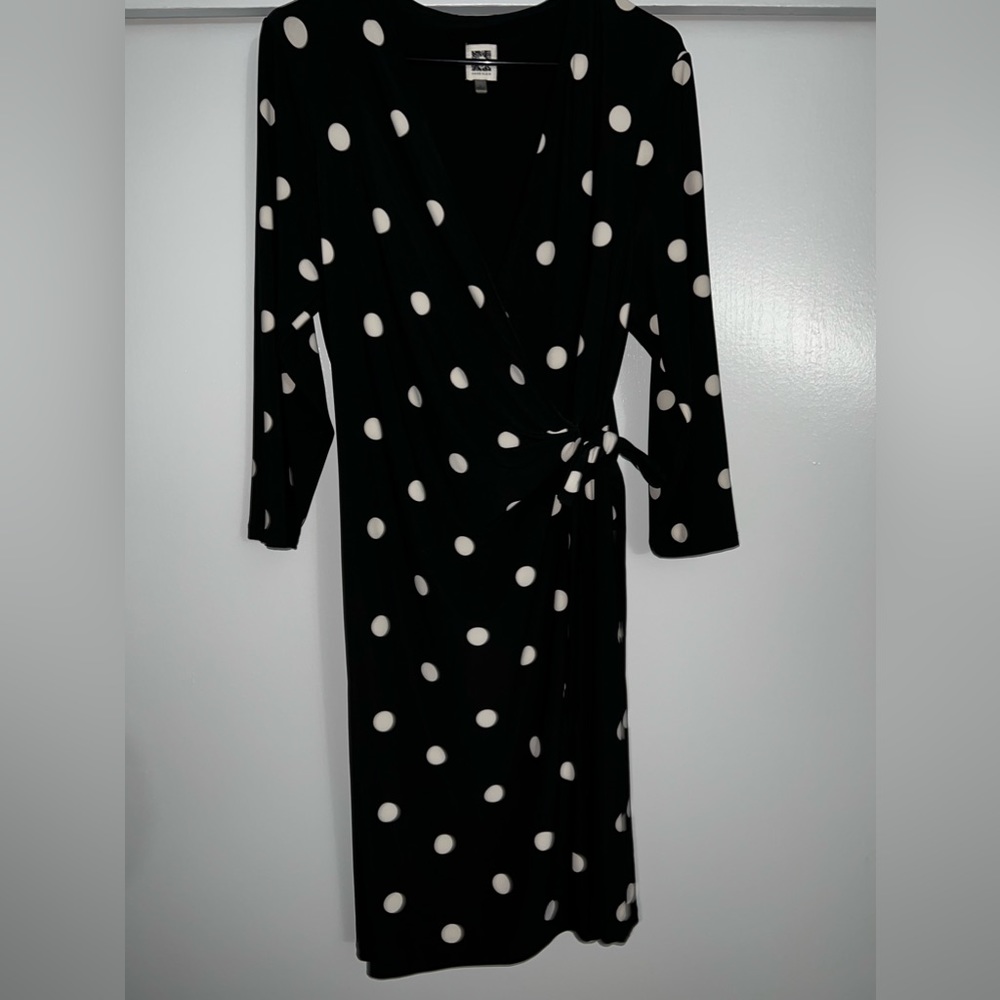 Anne Klein new polka dot dress